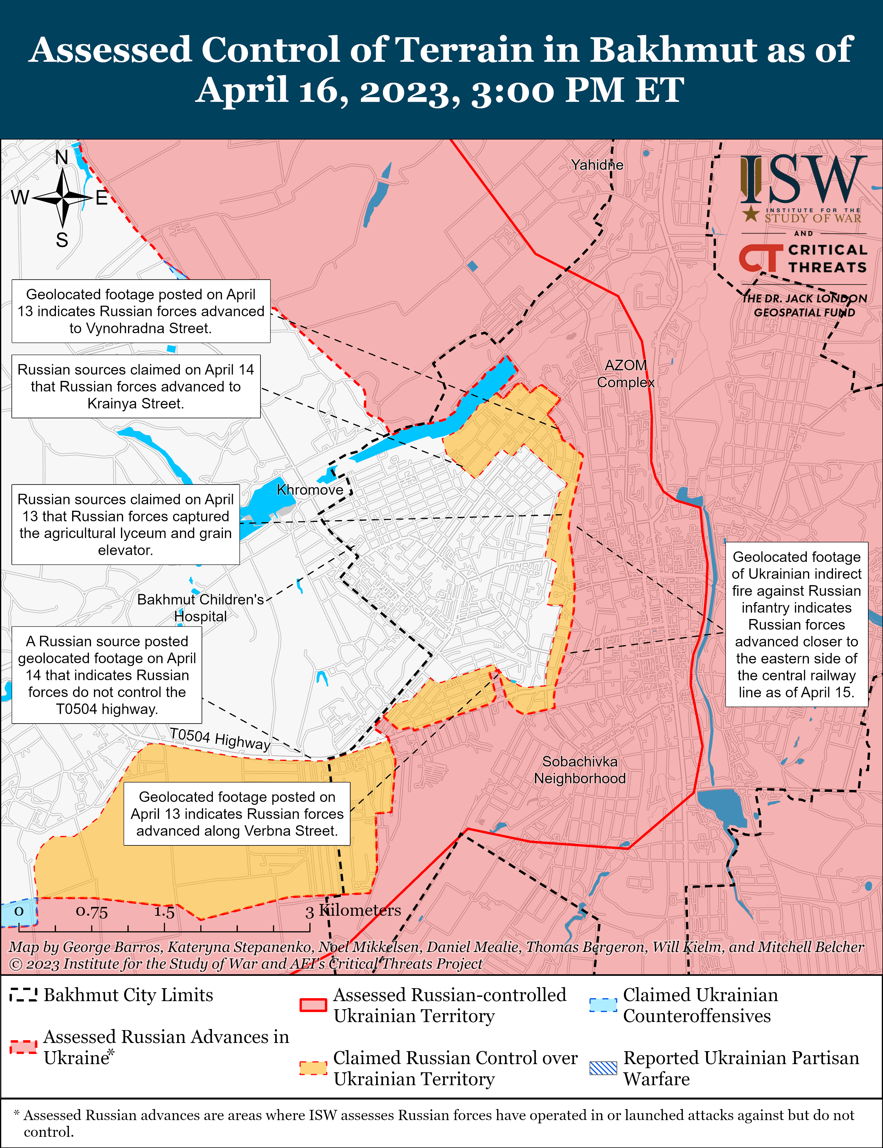 Росіяни посилили артилерійські удари на півдні України: карти боїв ISW